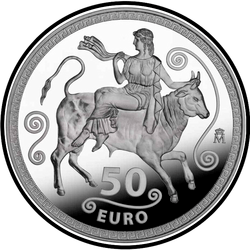 реверс 50€ 2012 "الذكرى العاشرة لليورو"