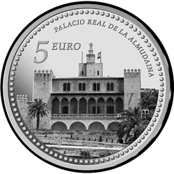 реверс 5€ 2013 "Royal Palace of La Almudaina"