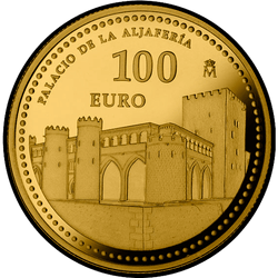 реверс 100 евро 2016 "500 лет со дня рождения Фердинанда II Арагонского"