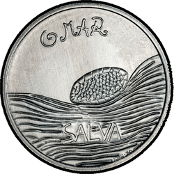 аверс 5€ 2019 "Das von einem Kind gezeichnete Meer"