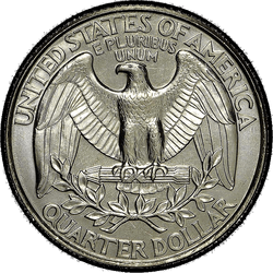 реверс 25¢ (quarter) 1998 "USA - Quarter / 1998 - D"