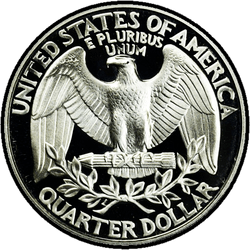 реверс 25¢ (quarter) 1998 "USA - Quarter / 1998 - S Proof"