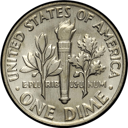 реверс 10¢ (dime) 1981 "USA - Dime / 1981 - S T1 Proof"