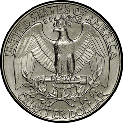 реверс 25¢ (quarter) 1988 "USA - Quartal / 1988 - S Proof"