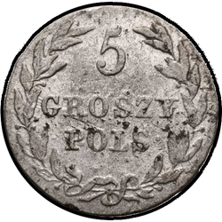 реверс 5 grosze 1816 "5 pennies of 1816 IB. "