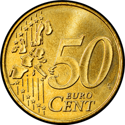 реверс 50 центів (€) 2002 ""