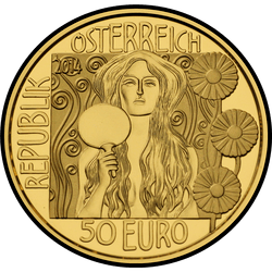 аверс 50 евро 2014 "Картина «Юдифь II»"