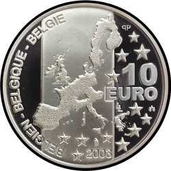 аверс 10 евро 2003 ""