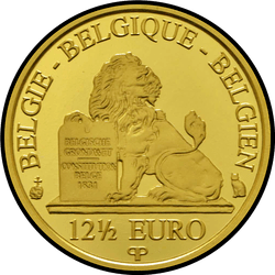 аверс 12½ евро 2013 "Королева Фабиола"