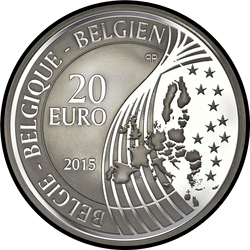 аверс 20 euro 2015 "Похищение Европы"