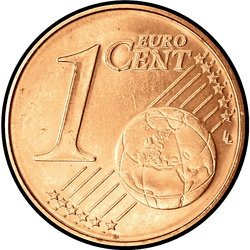 реверс 1 цент (€) 2001 ""