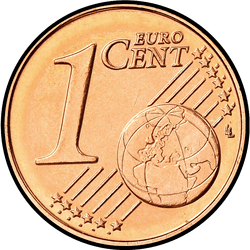 реверс 1 цент (€) 2012 ""