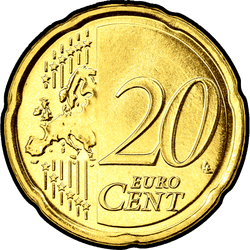 реверс 20 cents (€) 2015 ""