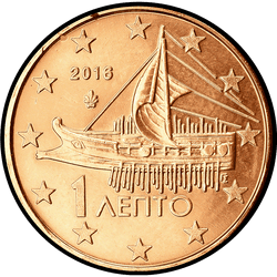 аверс 1 цент (€) 2016 ""