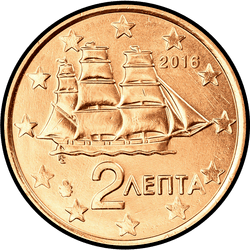 аверс 2 цента (€) 2016 ""