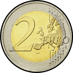 реверс 2€ 2013 "2400ème anniversaire de la fondation de l