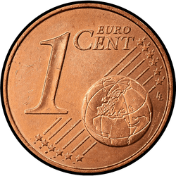 реверс 1 цэнт (€) 2004 ""