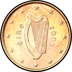 аверс 1 سنت (€) 2003 ""