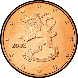 аверс 1セント（€） 2003 ""