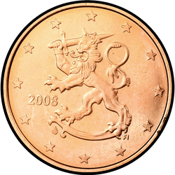 аверс 5 cents (€) 2008 ""