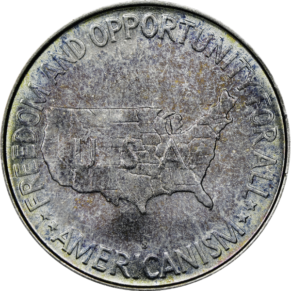 реверс 50¢ (half) 1952 "S (San Francisco)"