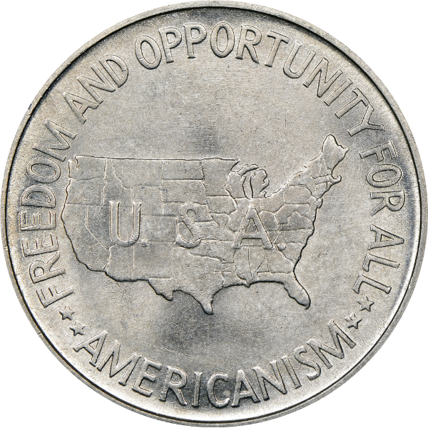 реверс 50¢ (half) 1953 "No Mint Mark (Филадельфия)"