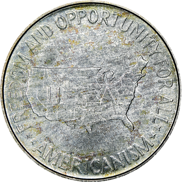 реверс 50¢ (half) 1954 "D (Денвер)"