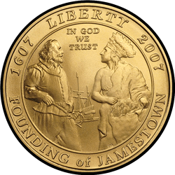 аверс 5 dollars (US) 2007 "W Uncirculated (West Point)"